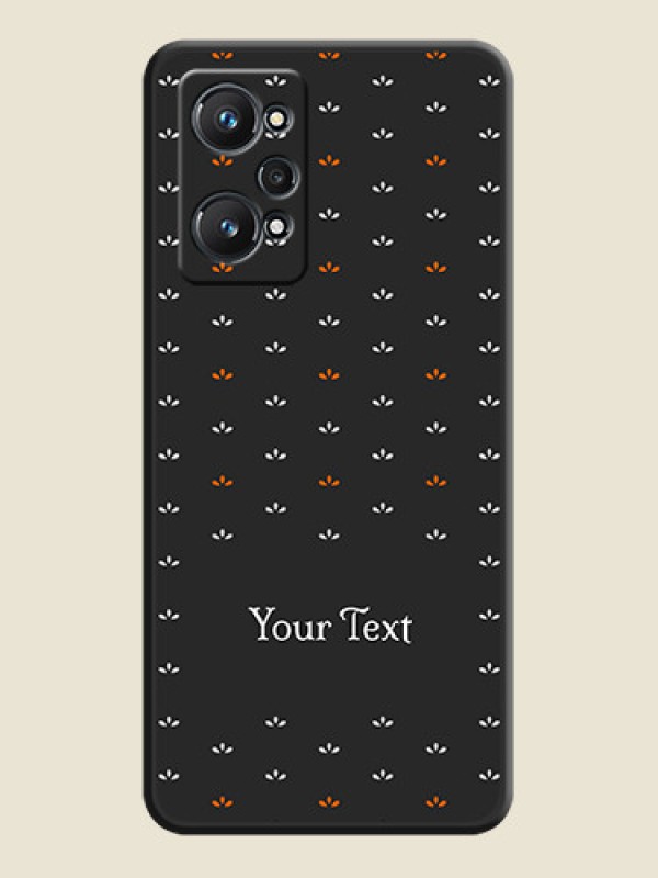 Custom Simple Pattern With Custom Text On Space Black Personalized Soft Matte Phone Covers -Realme Gt Neo 2 5G - alternate view