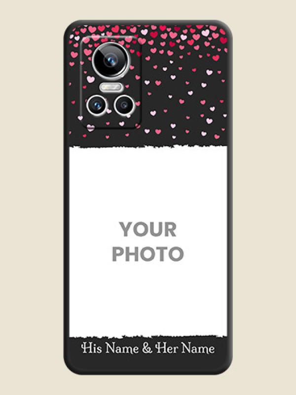 Custom Fall in Love with Your Partner  on Photo on Space Black Soft Matte Phone Cover - Realme GT Neo 3 - alternate view