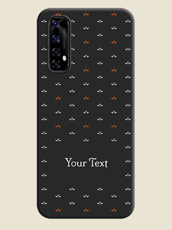 Custom Simple Pattern With Custom Text On Space Black Personalized Soft Matte Phone Covers -Realme Narzo 20 Pro - alternate view