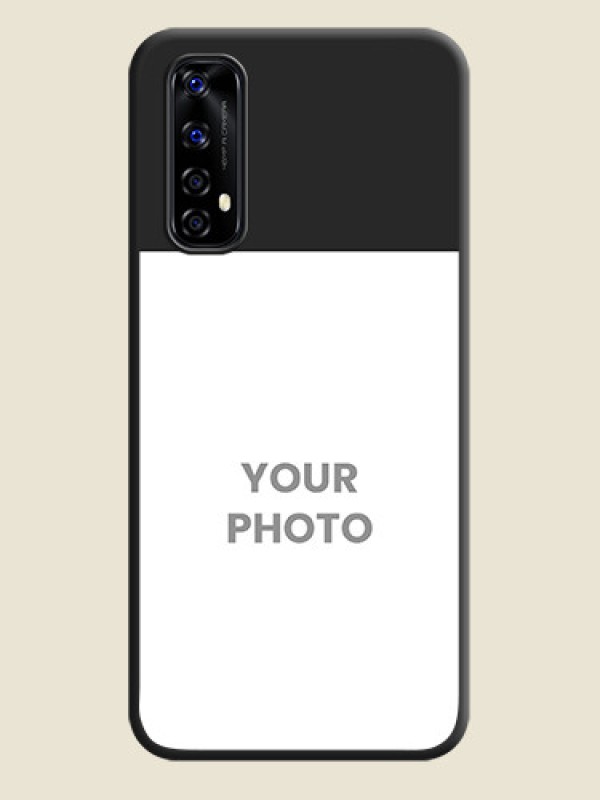 Custom Image Upload With Space Black Color On Custom Soft Matte Mobile Back Cover - Realme Narzo 20 Pro - alternate view