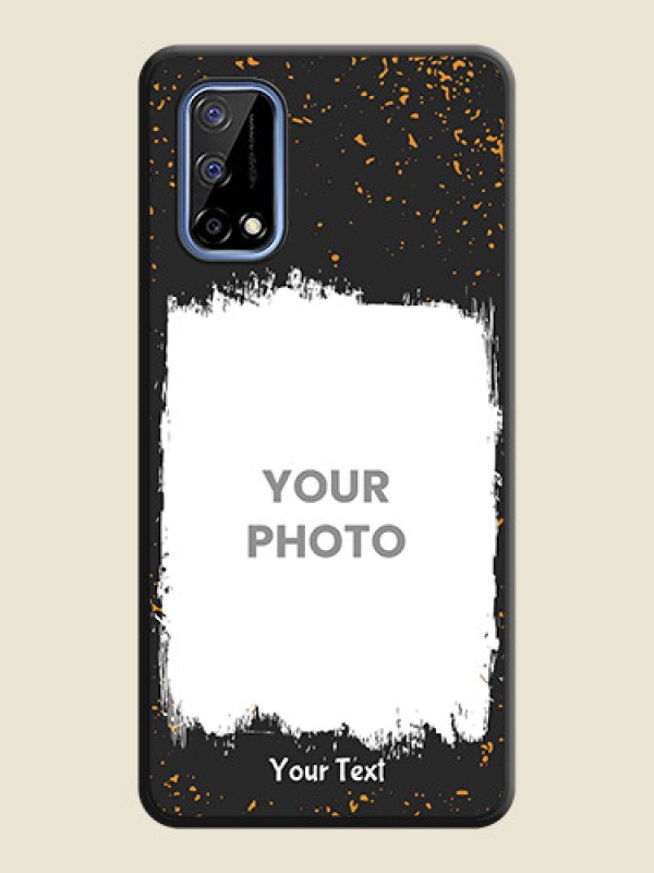 Custom Spray Free Design on Photo on Space Black Soft Matte Phone Cover - Realme Narzo 30 Pro 5G - alternate view