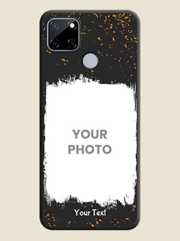 Custom Spray Free Design on Photo on Space Black Soft Matte Phone Cover - Realme Narzo 30A  - alternate view