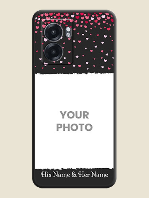 Custom Fall in Love with Your Partner  on Photo on Space Black Soft Matte Phone Cover - Realme Narzo 50 5G - alternate view