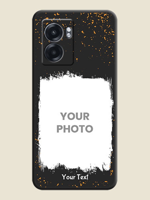 Custom Spray Free Design on Photo on Space Black Soft Matte Phone Cover - Realme Narzo 50 5G - alternate view