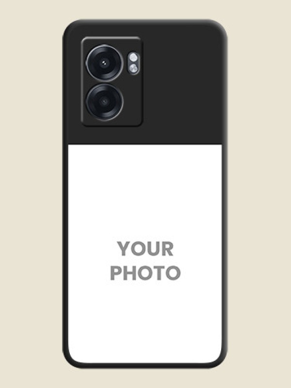 Custom Image Upload With Space Black Color On Custom Soft Matte Mobile Back Cover - Realme Narzo 50 5G - alternate view