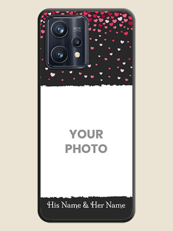 Custom Fall in Love with Your Partner  on Photo on Space Black Soft Matte Phone Cover - Realme Narzo 50 Pro 5G - alternate view