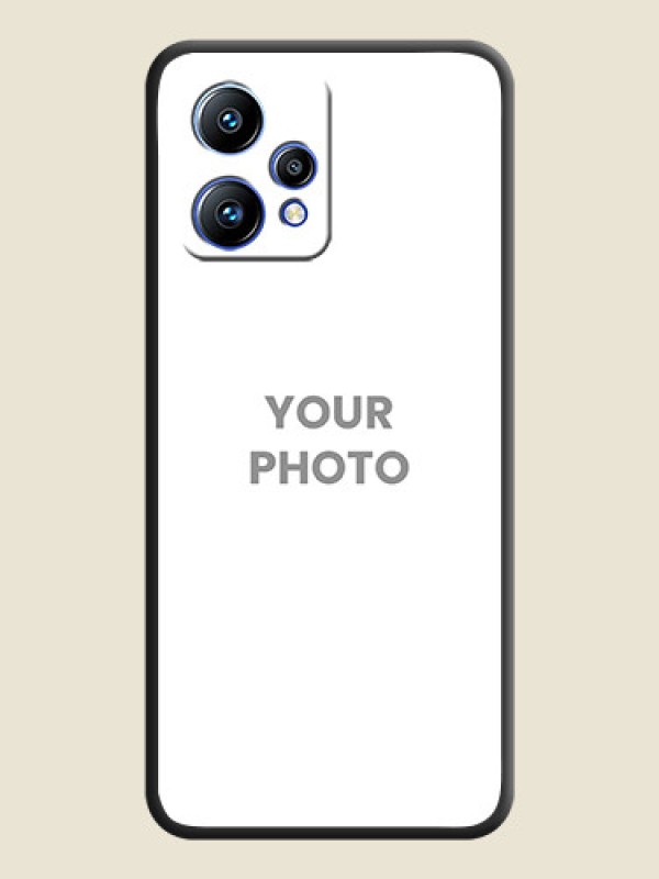 Custom Full Single Pic Upload On Space Black Personalized Soft Matte Phone Covers -Realme Narzo 50 Pro 5G - alternate view