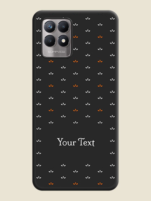 Custom Simple Pattern With Custom Text On Space Black Personalized Soft Matte Phone Covers -Realme Narzo 50 - alternate view