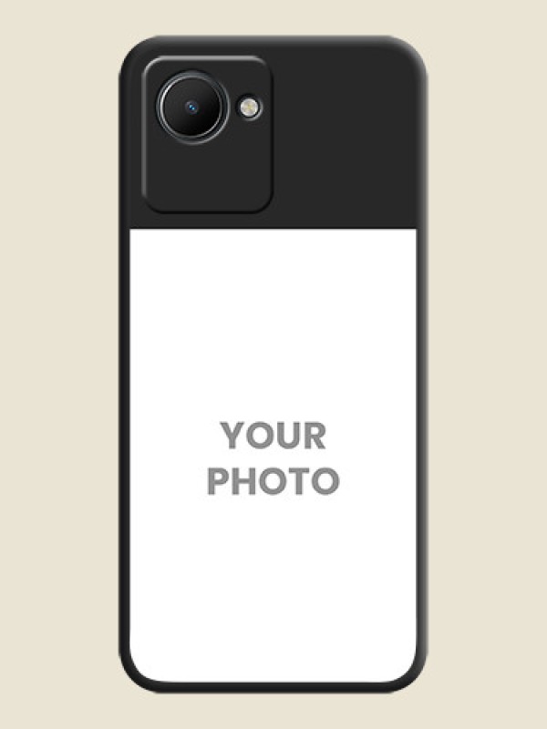 Custom Image Upload With Space Black Color On Custom Soft Matte Mobile Back Cover - Realme Narzo 50I Prime - alternate view