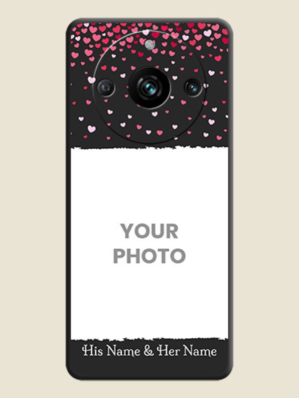 Custom Fall in Love with Your Partner - Photo on Space Black Soft Matte Phone Cover - Narzo 60 Pro 5G - alternate view