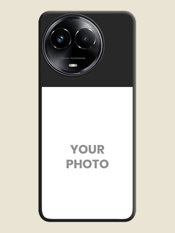 Custom Image Upload With Space Black Color On Custom Soft Matte Mobile Back Cover - Realme Narzo 60X 5G - alternate view