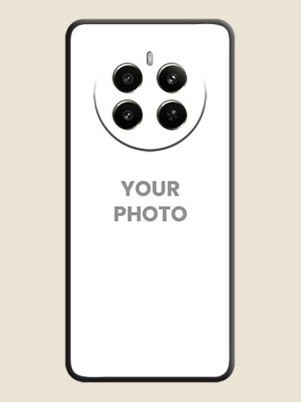 Custom Full Single Pic Upload On Space Black Personalized Soft Matte Phone Covers - Narzo 70 Pro 5G - alternate view