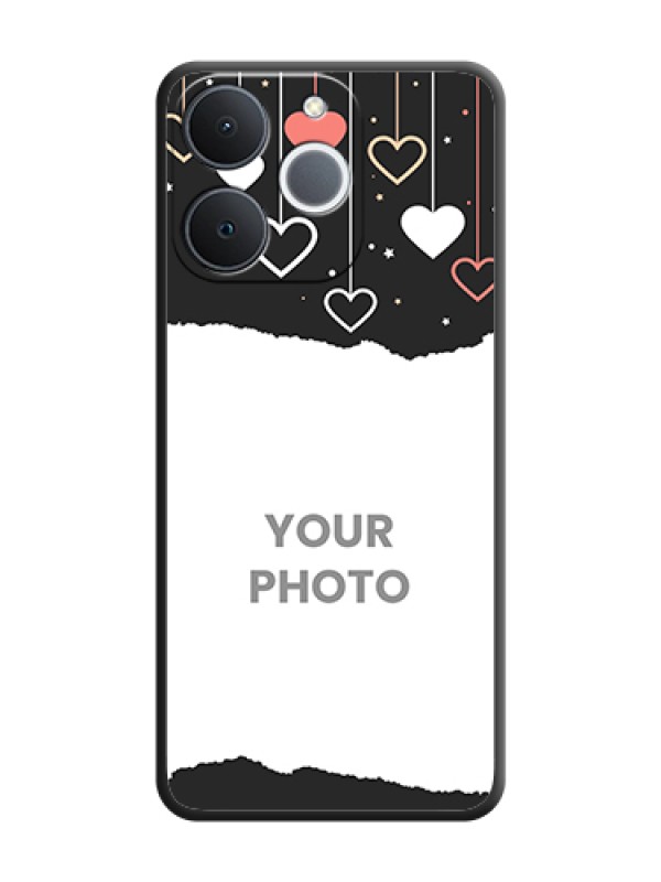 Custom Love Hangings with Splash Wave Picture On Space Black Custom Soft Matte Mobile Back Cover - Realme Narzo 80 Lite 4G - alternate view