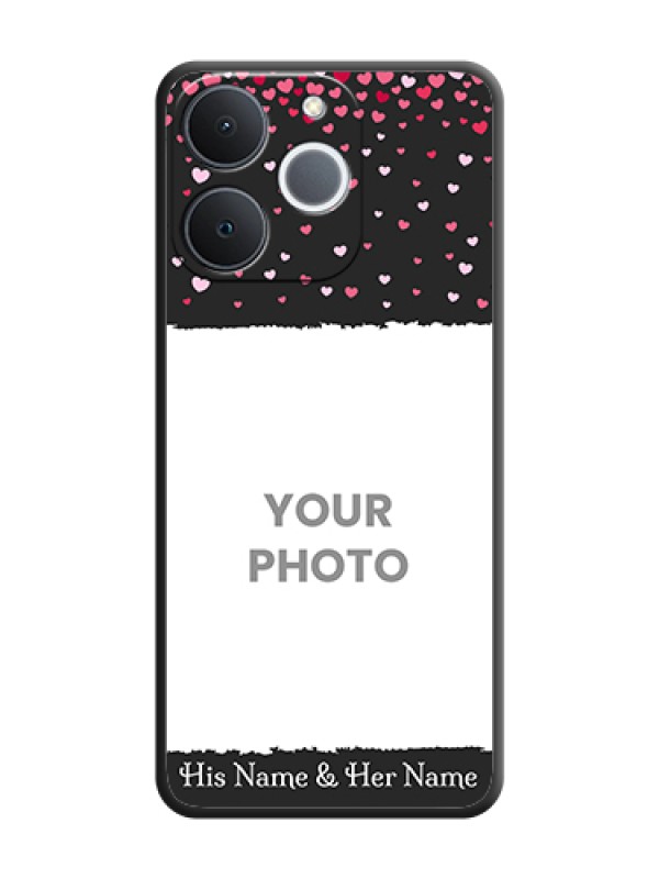 Custom Fall in Love with Your Partner on Photo On Space Black Custom Soft Matte Mobile Back Cover - Realme Narzo 80 Lite 4G - alternate view