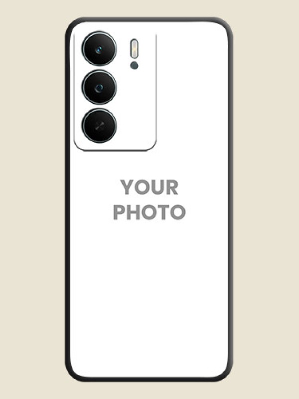 Custom Full Single Pic Upload On Space Black Custom Soft Matte Mobile Back Cover - Narzo 80 Lite - alternate view