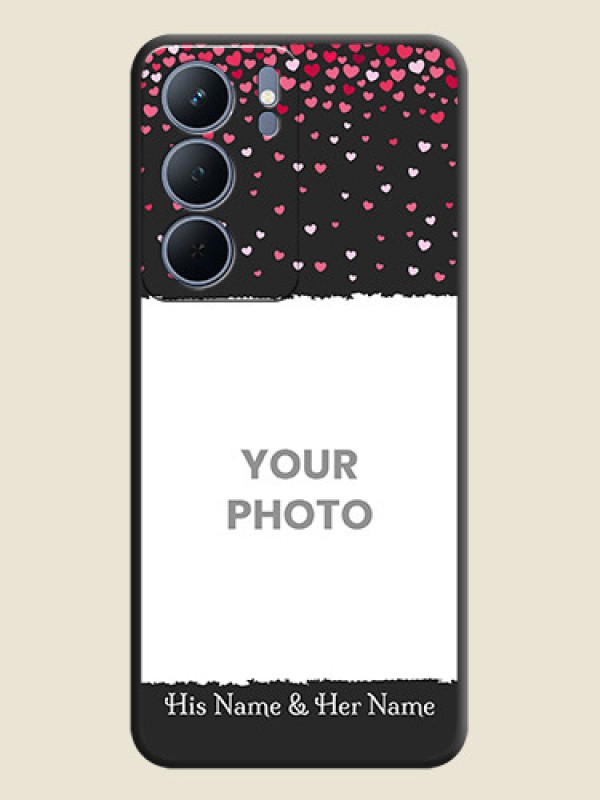 Custom Fall in Love with Your Partner on Photo On Space Black Custom Soft Matte Mobile Back Cover - Narzo 80x 5G - alternate view