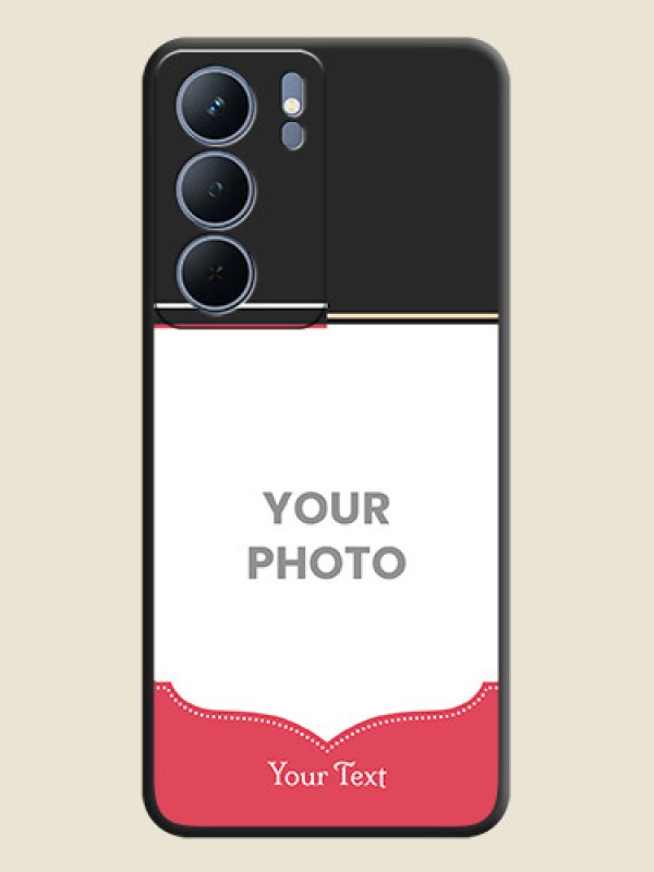 Custom Classic Plain Design with Name On Space Black Custom Soft Matte Mobile Back Cover - Narzo 80x 5G - alternate view