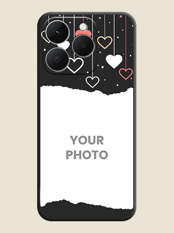Custom Love Hangings with Splash Wave Picture On Space Black Custom Soft Matte Mobile Back Cover - Realme Narzo 90 5G - alternate view