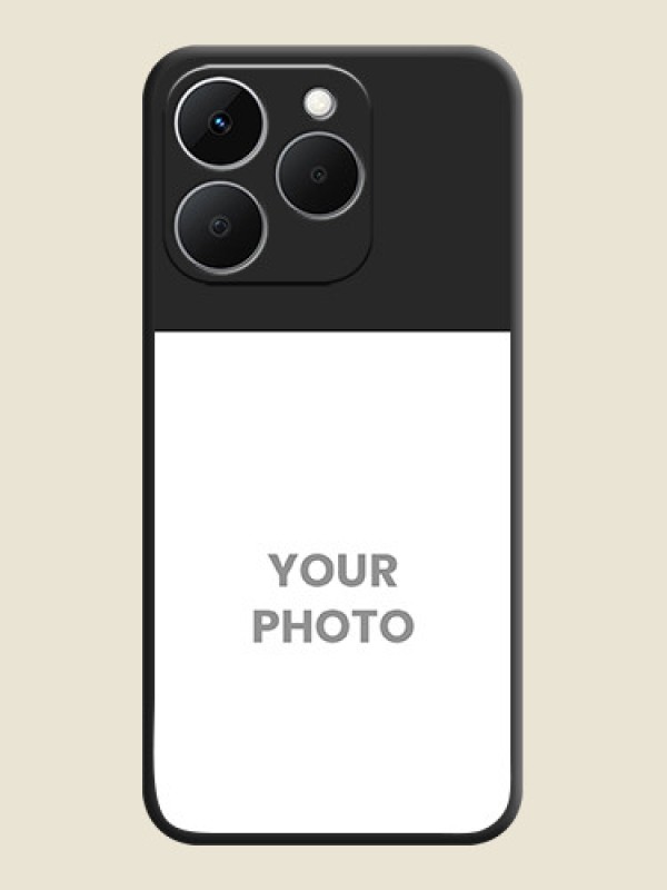 Custom Image Upload With Space Black Color On Custom Soft Matte Mobile Back Cover - Realme Narzo 90 5G - alternate view