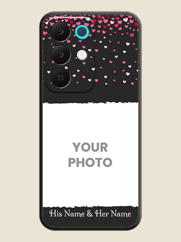 Custom Fall in Love with Your Partner on Photo On Space Black Custom Soft Matte Mobile Back Cover - Realme Narzo 90x 5G - alternate view