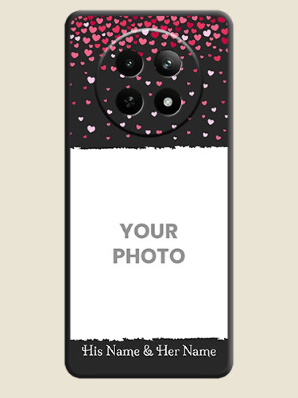 Custom Fall in Love with Your Partner - Photo on Space Black Soft Matte Phone Cover - Realme Narzo N65 5G - alternate view