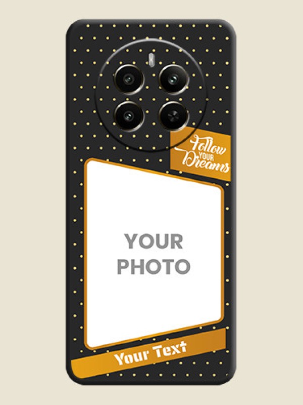 Custom Follow Your Dreams with White Dots on Space Black Custom Soft Matte Phone Cases - Realme P1 5G - alternate view