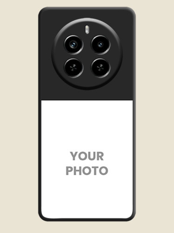 Custom Image Upload With Space Black Color On Custom Soft Matte Mobile Back Cover - Realme P1 Pro 5G - alternate view