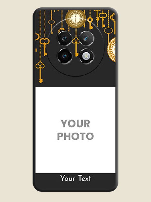 Custom Decorative Design with Text On Space Black Custom Soft Matte Mobile Back Cover - Realme P1 Speed 5G - alternate view