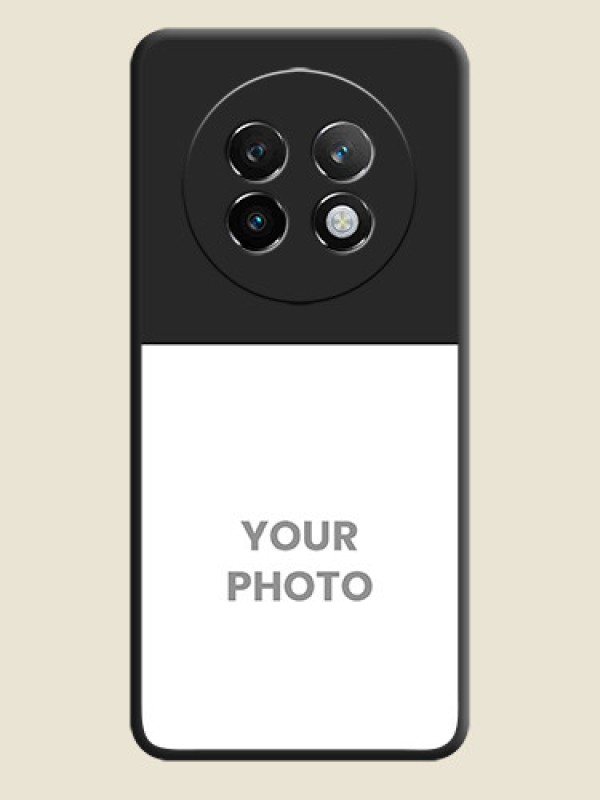 Custom Image Upload With Space Black Color On Custom Soft Matte Mobile Back Cover - Realme P1 Speed 5G - alternate view