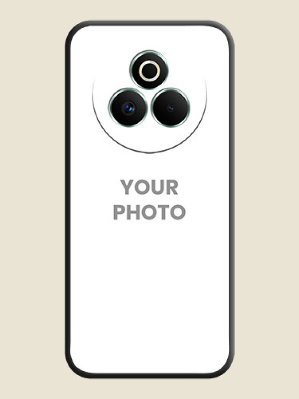 Custom Full Single Pic Upload On Space Black Custom Soft Matte Mobile Back Cover - Realme P3 Pro 5G - alternate view