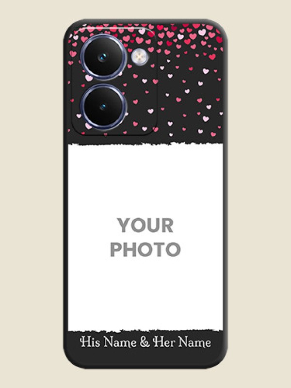 Custom Fall in Love with Your Partner on Photo On Space Black Custom Soft Matte Mobile Back Cover - Realme P3 Ultra 5G - alternate view
