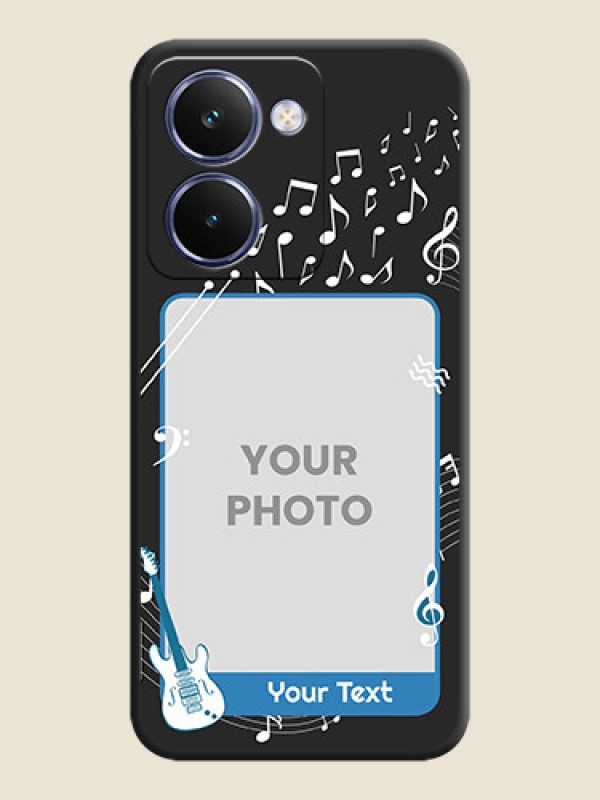 Custom Musical Theme Design with Text on Photo On Space Black Custom Soft Matte Mobile Back Cover - Realme P3 Ultra 5G - alternate view