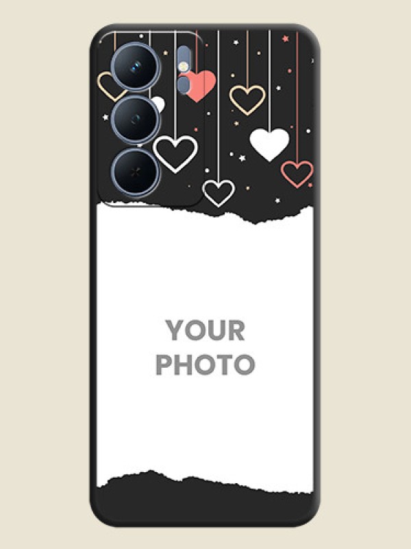 Custom Love Hangings with Splash Wave Picture On Space Black Custom Soft Matte Mobile Back Cover - Realme P3x 5G - alternate view