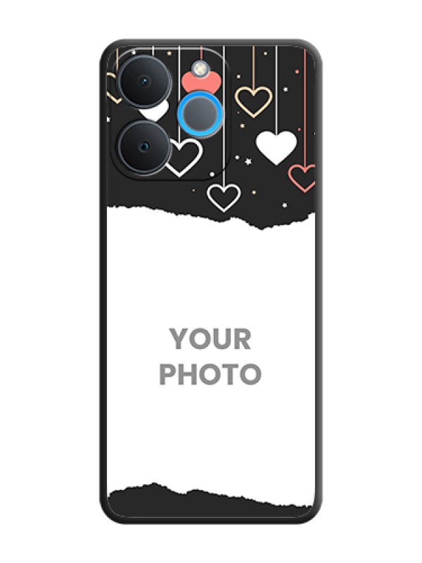 Custom Love Hangings with Splash Wave Picture On Space Black Custom Soft Matte Mobile Back Cover - Realme P4 Lite 4G - alternate view