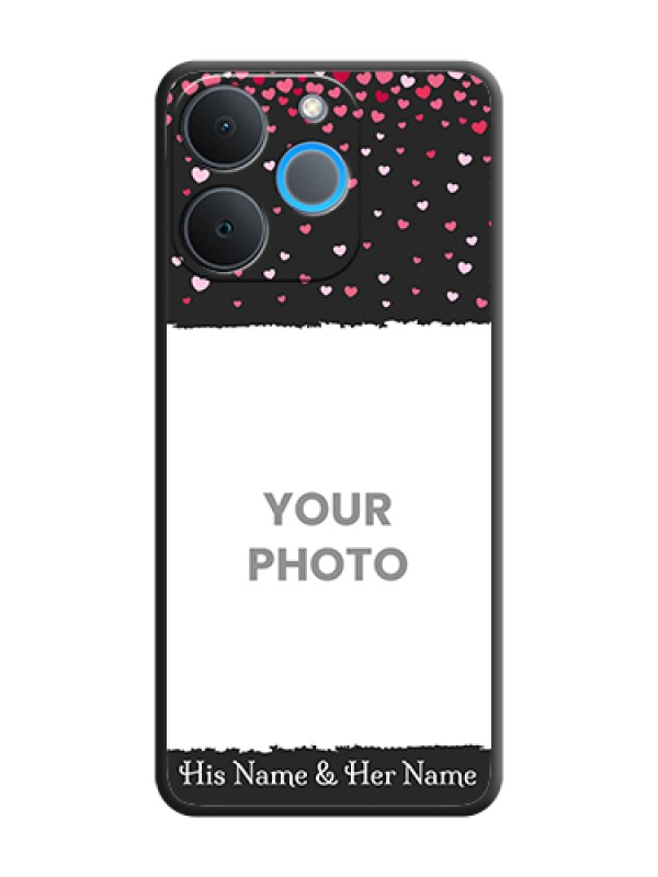 Custom Fall in Love with Your Partner on Photo On Space Black Custom Soft Matte Mobile Back Cover - Realme P4 Lite 4G - alternate view