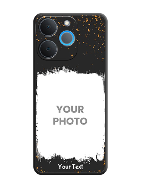 Custom Spray Free Design on Photo On Space Black Custom Soft Matte Mobile Back Cover - Realme P4 Lite 4G - alternate view