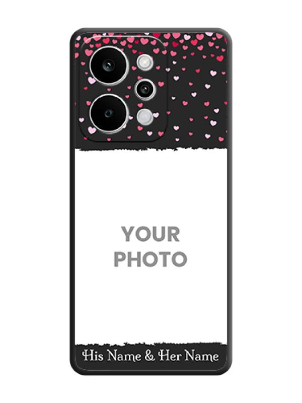 Custom Fall in Love with Your Partner on Photo On Space Black Custom Soft Matte Mobile Back Cover - Realme P4 Power 5G - alternate view