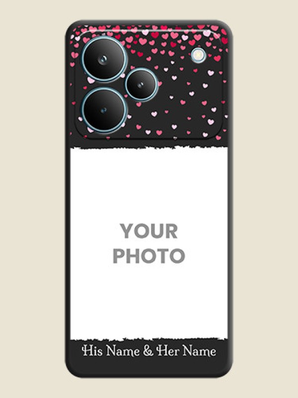 Custom Fall in Love with Your Partner on Photo On Space Black Custom Soft Matte Mobile Back Cover - Realme P4 Pro 5G - alternate view