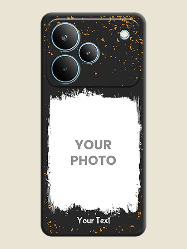 Custom Spray Free Design on Photo On Space Black Custom Soft Matte Mobile Back Cover - Realme P4 Pro 5G - alternate view
