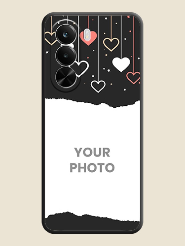 Custom Love Hangings with Splash Wave Picture On Space Black Custom Soft Matte Mobile Back Cover - Realme P4X 5G - alternate view