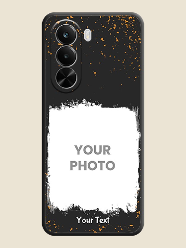 Custom Spray Free Design on Photo On Space Black Custom Soft Matte Mobile Back Cover - Realme P4X 5G - alternate view