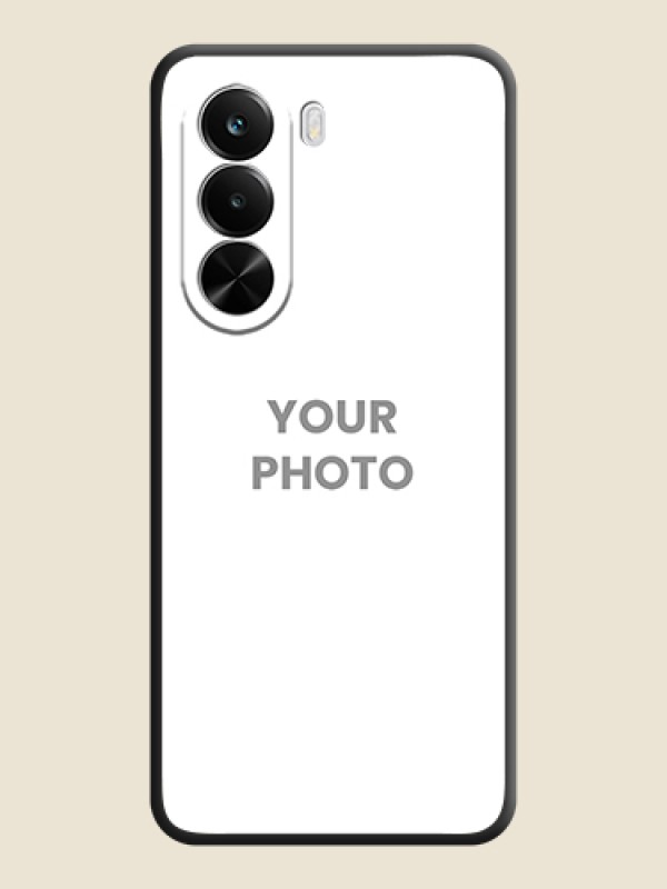 Custom Full Single Pic Upload On Space Black Custom Soft Matte Mobile Back Cover - Realme P4X 5G - alternate view