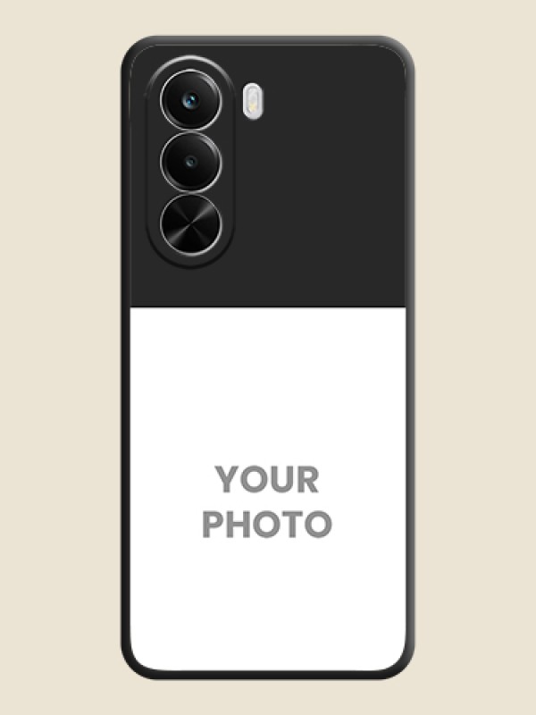 Custom Image Upload With Space Black Color On Custom Soft Matte Mobile Back Cover - Realme P4X 5G - alternate view