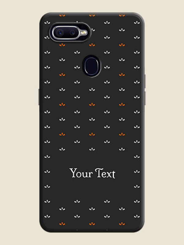 Custom Simple Pattern With Custom Text On Space Black Personalized Soft Matte Phone Covers -Realme U1 - alternate view