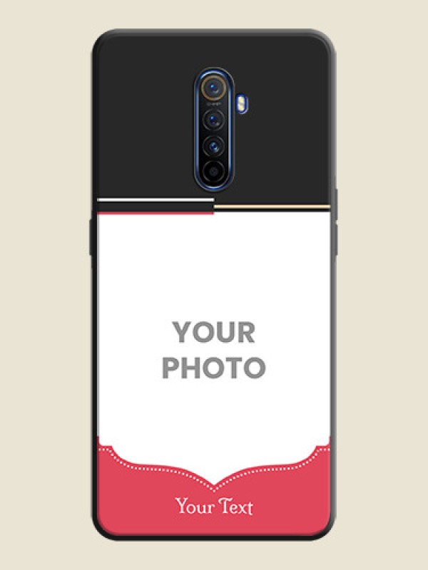 Custom Classic Plain Design with Name - Photo on Space Black Soft Matte Phone Cover - Realme X2 Pro - alternate view