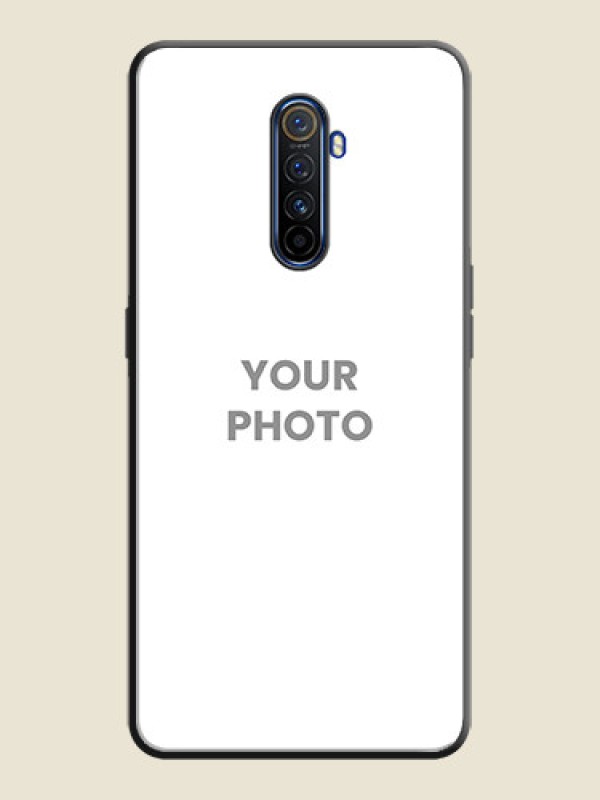 Custom Full Single Pic Upload On Space Black Personalized Soft Matte Phone Covers -Realme X2 Pro - alternate view