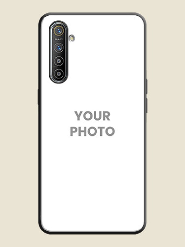 Custom Full Single Pic Upload On Space Black Personalized Soft Matte Phone Covers -Realme X2 - alternate view