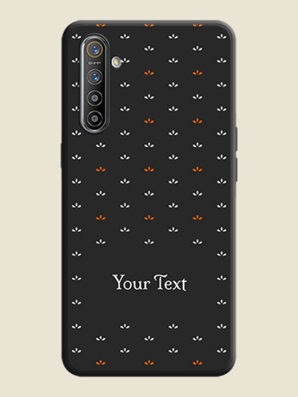 Custom Simple Pattern With Custom Text On Space Black Personalized Soft Matte Phone Covers -Realme X2 - alternate view