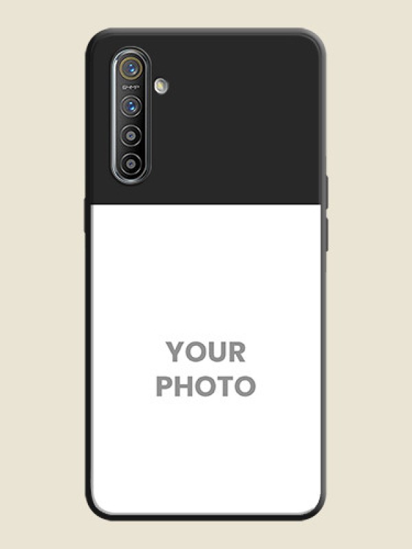 Custom Image Upload With Space Black Color On Custom Soft Matte Mobile Back Cover - Realme X2 - alternate view
