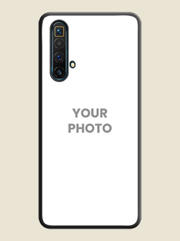 Custom Full Single Pic Upload On Space Black Personalized Soft Matte Phone Covers -Realme X3 - alternate view